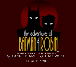 sfc游戏 蝙蝠侠和罗宾的冒险(美)Adventures of Batman & Robin, The (U)
