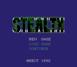 sfc游戏 秘密行动(日)Stealth (J)