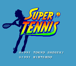 sfc游戏 超级网球1.1版(欧)Super Tennis (E) (v1.1)