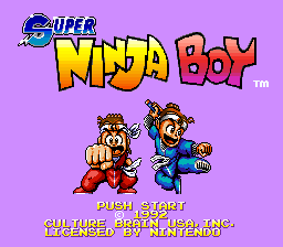 sfc游戏 超级中国人(美)Super Ninja Boy (U)