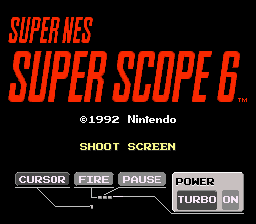 sfc游戏 超级导弹6(美)Super Scope 6 (U)