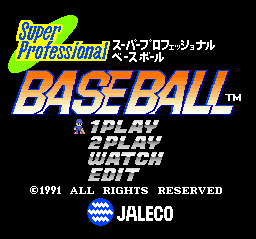 sfc游戏 超级职业棒球(日)Super Professional Baseball (J)