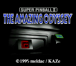 sfc游戏 超级弹珠台2(日)Super Pinball II - The Amazing Odyssey (J)