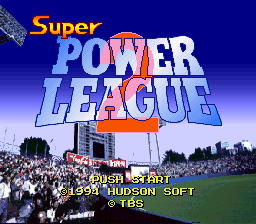 sfc游戏 超动力联盟棒球21.0版(日)Super Power League 2 (J)