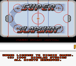 sfc游戏 超级冰棍射网(日)Super Slapshot (J)