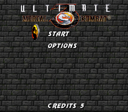 sfc游戏 终极真人快打3(欧)Ultimate Mortal Kombat 3 (E)