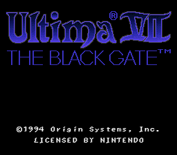 sfc游戏 创世纪7(日)Ultima VII - The Black Gate (J)