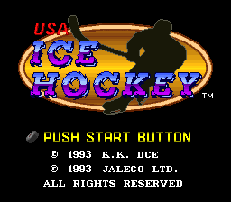 sfc游戏 美国冰上曲棍球(日)USA Ice Hockey (J) (v1.1)