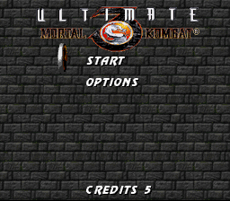 sfc游戏 终极真人快打3(美)Ultimate Mortal Kombat 3 (U)