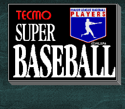 sfc游戏 特库摩超级棒球测试版(美)Tecmo Super Baseball (U) (Beta)