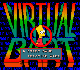 sfc游戏 Virtual Bart (Europe)