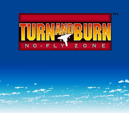 sfc游戏 爆燃战机(美)Turn and Burn - No-Fly Zone (U)