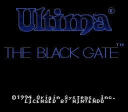 sfc游戏 创世纪7(美)Ultima VII - The Black Gate (U)