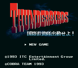 sfc游戏 国际救助队(日)Thunderbirds - Kokusai Kyuujotai Shutsudou seyo! (J)