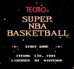 sfc游戏 特库摩超级NBA篮球(欧)Tecmo Super NBA Basketball (E)