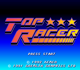 sfc游戏 超越颠峰2(日)Top Racer 2 (J)