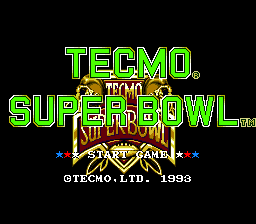 sfc游戏 特库摩超级美式足球(日)Tecmo Super Bowl (J)