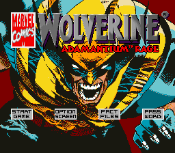 sfc游戏 金刚狼(美)Wolverine - Adamantium Rage (U)