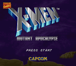 sfc游戏 X战警-变种末世录(欧)X-Men - Mutant Apocalypse (E)