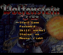 sfc游戏 3D德军总部(美)Wolfenstein 3D (USA) (Beta)