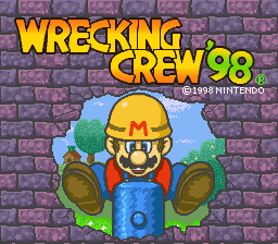 sfc游戏 Wrecking Crew '98 (Japan)