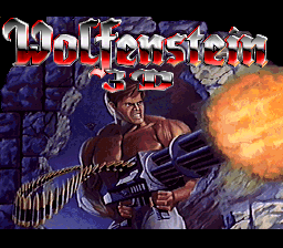 sfc游戏 3D德军总部(欧)Wolfenstein 3D (E)