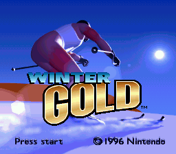 sfc游戏 冬季滑雪黄金(欧)Winter Gold (E)