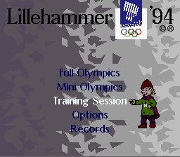 sfc游戏 冬季奥运94(欧)Winter Olympic Games - Lillehammer '94 (E) (M8)