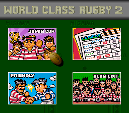 sfc游戏 世界级橄榄球(欧)World Class Rugby (E)