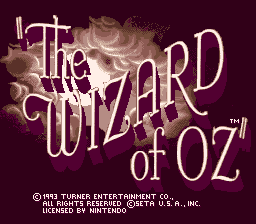 sfc游戏 绿野仙踪(美)Wizard of Oz, The (U)
