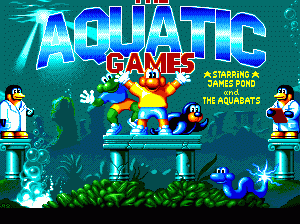 md游戏 海洋动物运动会(美)Aquatic Games Starring James Pond and the Aquabats, The (USA, Europe)