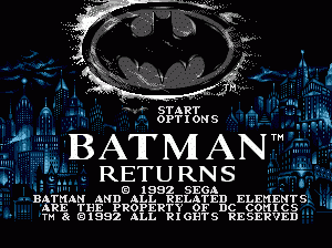md游戏 蝙蝠侠归来(世界)Batman Returns (World)