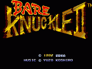 md游戏 怒之铁拳2(测试版)（日）Bare Knuckle II (Japan) (Beta)