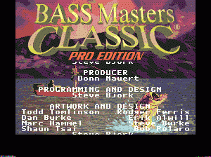 md游戏 巴斯钓鱼专业版(美)Bass Masters Classic - Pro Edition (USA)