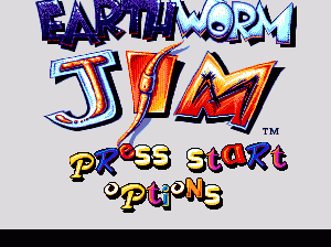 md游戏 蚯蚓吉姆(欧)Earthworm Jim (Europe)