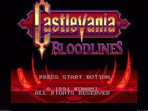 md游戏 恶魔城-血继界限(美)Castlevania - Bloodlines (USA)