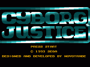 md游戏 正义审判(美欧)Cyborg Justice (USA, Europe)