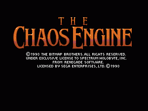 md游戏 混乱机车(欧)Chaos Engine, The (Europe)