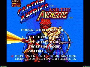 md游戏 美军上尉与复仇者(美)Captain America and the Avengers (USA)