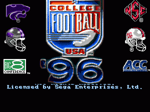 md游戏 美国大学足球96(美)College Football USA 96 (USA)
