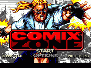 md游戏 漫画地带(美)Comix Zone (USA)