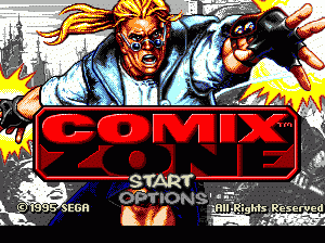 md游戏 漫画地带(测试版)（美）Comix Zone (USA) (Beta)