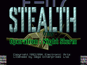 md游戏 F-117死亡龙卷(测试版)（日）F-117 Stealth - Operation Night Storm (Japan)