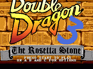 md游戏 双截龙3-街机版(美欧)Double Dragon 3 - The Arcade Game (USA, Europe)