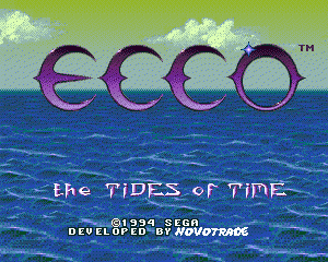 md游戏 小海豚-退潮后的游戏时间(欧)Ecco - The Tides of Time (Europe)