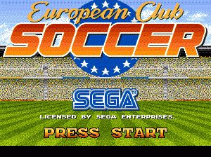 md游戏 欧洲足球俱乐部(欧)European Club Soccer (Europe)