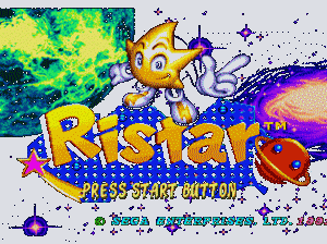md游戏 外星王子（1994年9月）(欧美)Ristar (USA, Europe) (September 1994)