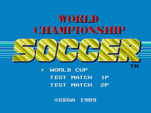 md游戏 世界杯足球赛&#12316;足球世界锦标赛（日美）版本1.2World Cup Soccer ~ World Championship Soccer (Japan, USA) (v1.2)