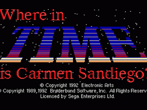 md游戏 电梯管理员(美欧)Where in Time Is Carmen Sandiego (USA, Europe) (En,Fr,De,Es,It)