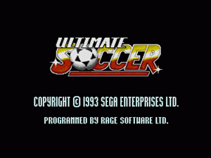 md游戏 最终足球(欧)Ultimate Soccer (Europe)
